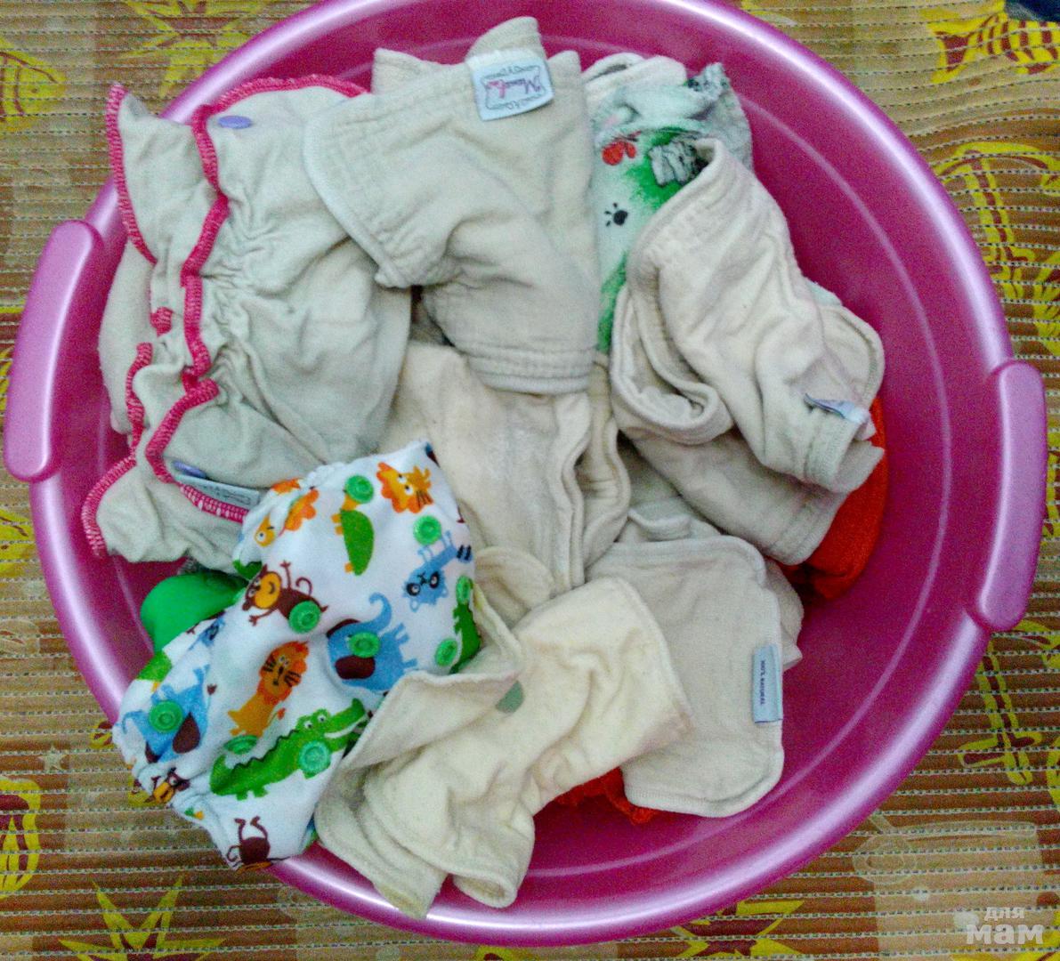 Как правильно стирать многоразовые пеленки